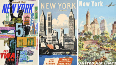 vintage travel posters