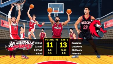 Illawarra Hawks vs Perth Wildcats Match Player Stats