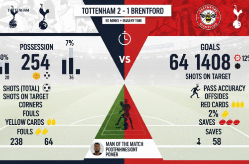 Tottenham vs Brentford F.C. stats