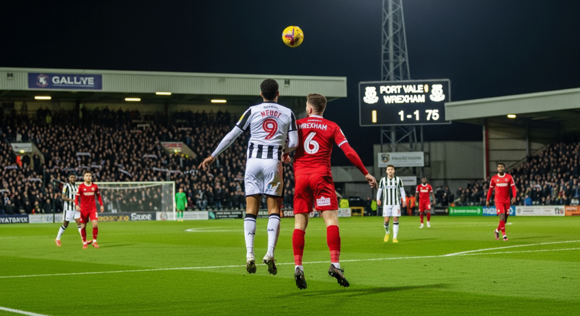 Port Vale vs Wrexham